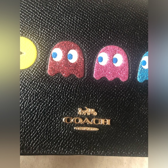 Coach x PAC MAN Purse Crossbody / Clutch Anna Bag - Picture 5 of 10